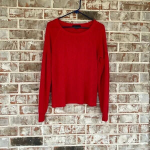 Sanctuary Red Raglan Light Weight Sweater